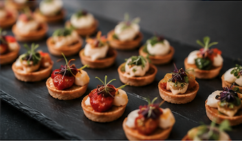 Luxury wedding catering