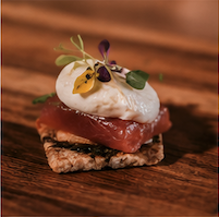 Elegant food presentation